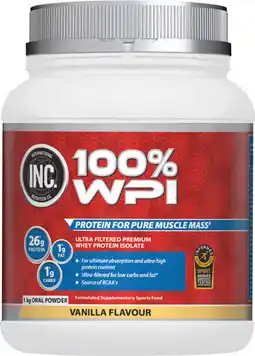 Amcal Pharmacies INC 100% WPI Vanilla Flavour offer