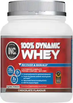 Amcal Pharmacies INC 100% Dynamic Whey Chocolate Flavour offer