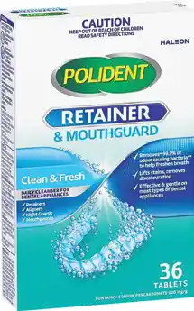 Amcal Pharmacies Polident Retainer & Mouthguard Cleanser 36 Tablets offer