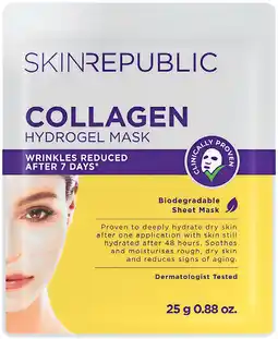 Priceline Skin Republic Collagen Hydrogel Face Mask 1 Each offer