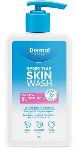 Priceline Dermal Therapy Sensitive Skin Wash offer