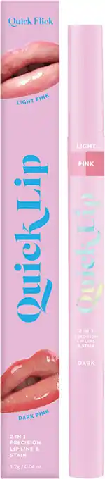 The Quick Flick Quick Lip 2-in-1 Double Sided Precision Lip Line & Stain Pink