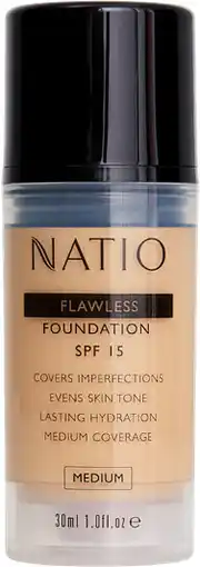 Priceline Natio Flawless Foundation SPF 15 Medium offer
