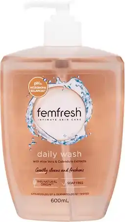 Priceline Femfresh Daily Wash offer