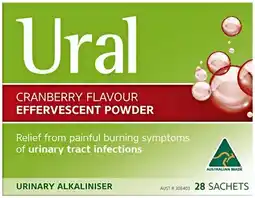 Priceline Ural Cranberry Flavour Effervescent Powder Sachets offer
