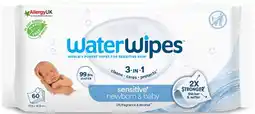 Priceline WaterWipes Newborn & Baby Sensitive 60 Wipes offer