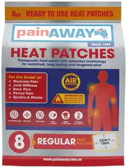 Priceline Pain Away Heat Patches Regular offer
