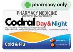Priceline Codral Day & Night Cold & Flu 24 Tablets offer