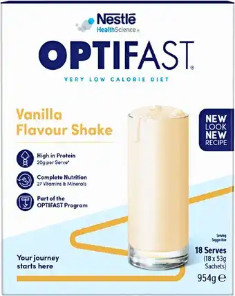 Priceline Optifast VLCD Shake Vanilla offer