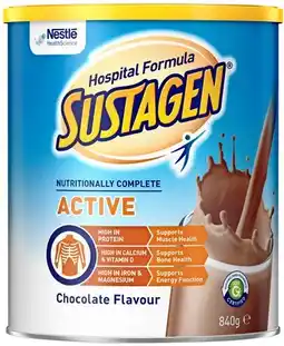 Priceline Sustagen Hospital Formula Active Chocolate Flavour offer