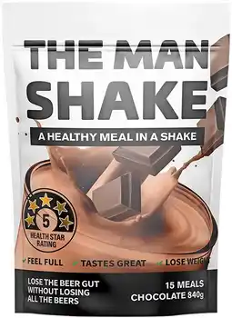 Priceline The Man Shake Formulated Meal Replacement Mixed Berries Flavour offer