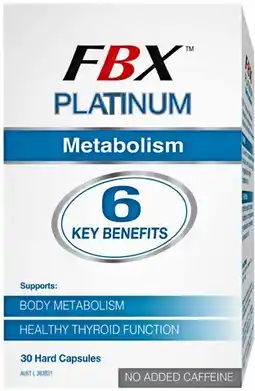 Priceline FatBlaster FBX Platinum Metabolism 30 Capsules offer
