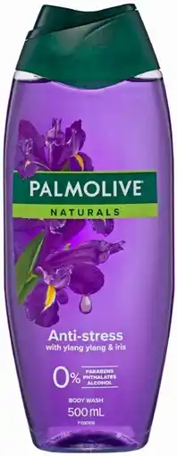 Priceline Palmolive Naturals Anti-stress Body Wash with Ylang Ylang & Iris offer