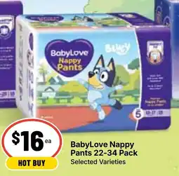 Ritchies BabyLove Nappy Pants offer