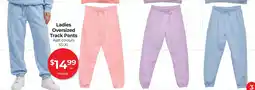 Red Dot Ladies Oversized Track Pants offer