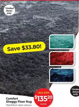 Red Dot Comfort Shaggy Floor Rug offer