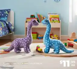Prices Plus Plush long neck dinosaur offer