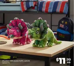 Prices Plus Plush triceratops offer