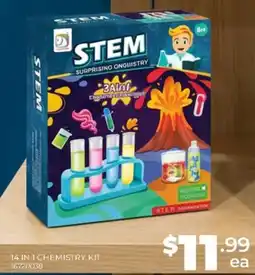 Prices Plus 14 in 1 chemistry kit offer