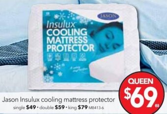 Cheap as Chips Jason Insulux Cooling Mattress Protector offer