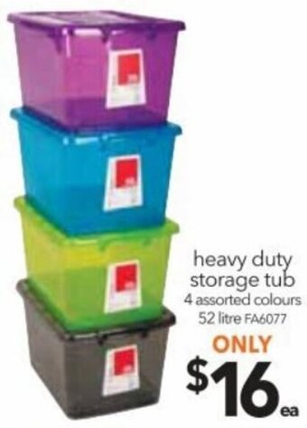 Cheap as Chips Heavy Duty Storage Tub offer