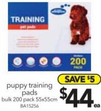 Cheap as Chips Puppy Training Pads offer