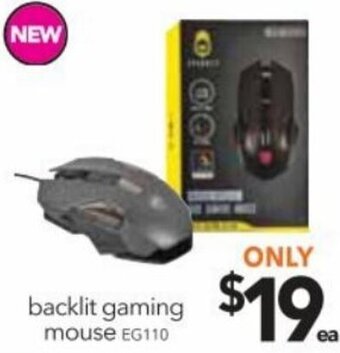 Cheap as Chips Backlit Gaming Mouse EG110 offer
