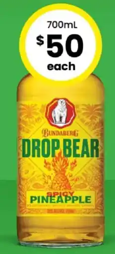 The Bottle O Bundaberg Drop Bear Spicy Pineapple Rum offer