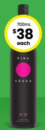 The Bottle O Pink Dot Vodka offer