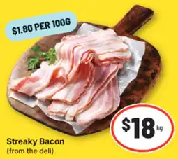 IGA Streaky Bacon offer
