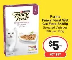IGA Purina Fancy Feast Wet Cat Food offer