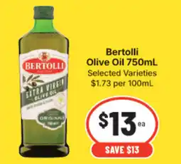IGA Bertolli Olive Oil offer