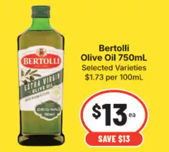 IGA Bertolli Olive Oil offer