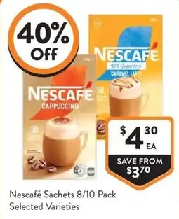 Foodworks Nescafé Sachets offer