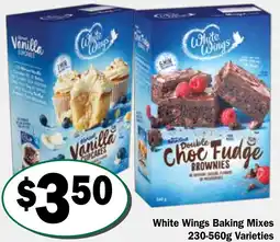 Friendly Grocer White Wings Baking Mixes offer