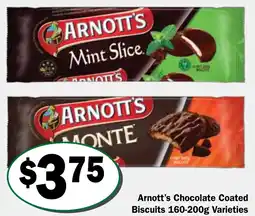 Friendly Grocer Arnott's Chocolate Coated Biscuits offer