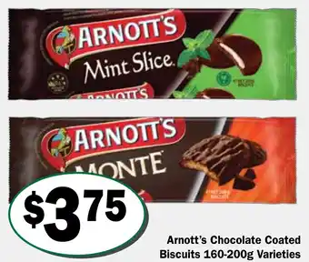 Arnott's Chocolate Coated Biscuits