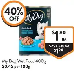 IGA Liquor My Dog Wet Food offer