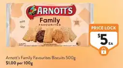 IGA Liquor Arnott's Family Favourites Biscuits offer