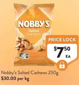IGA Liquor Nobby's Salted Cashews offer