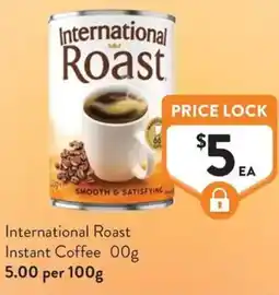 IGA Liquor International Roast Instant Coffee offer