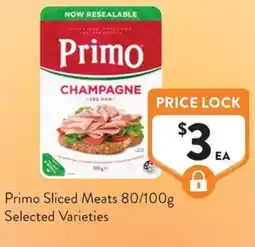 IGA Liquor Primo Sliced Meats offer