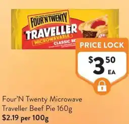 IGA Liquor Four'N Twenty Microwave Traveller Beef Pie offer