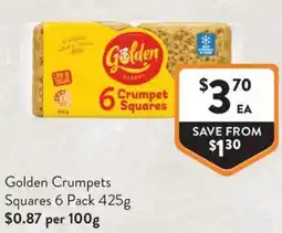 IGA Liquor Golden Crumpets Squares offer