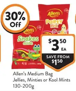 IGA Liquor Jellies, Minties or Kool Mints offer