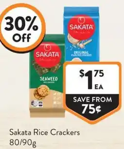 IGA Liquor Sakata Rice Crackers offer