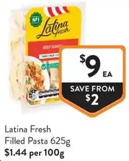 IGA Liquor Latina Fresh Filled Pasta offer