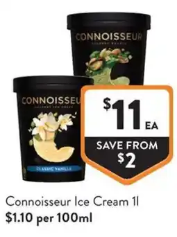 IGA Liquor Connoisseur Ice Cream offer