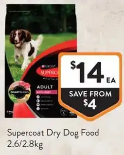 IGA Liquor Supercoat Dry Dog Food offer