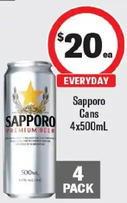 Liquorland Sapporo Cans offer